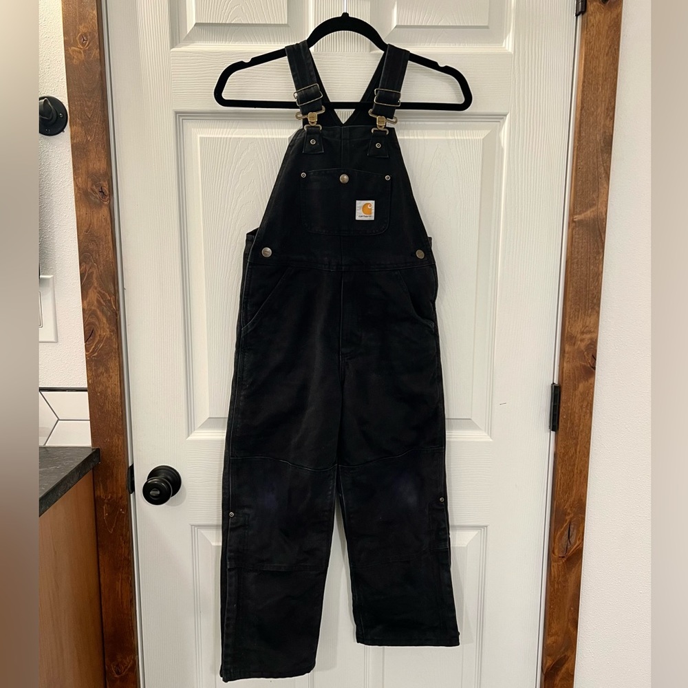 Carhartt kids insulated bibs overalls size 7